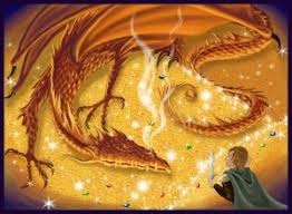 smaug dragon rouge montagne d'or hobbit bilbo